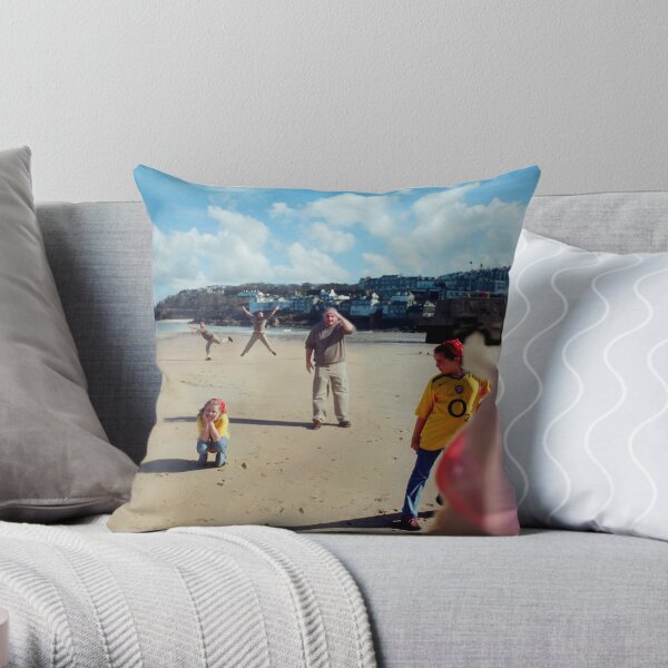 More Silliness - 4 Sallys and 3 Peters Throw Pillow
