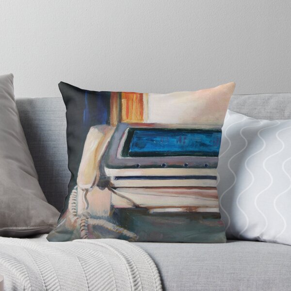 Fax Machine Throw Pillow