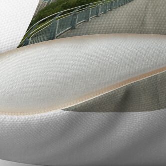 Alternate view of Calgary Skyline Throw Pillow