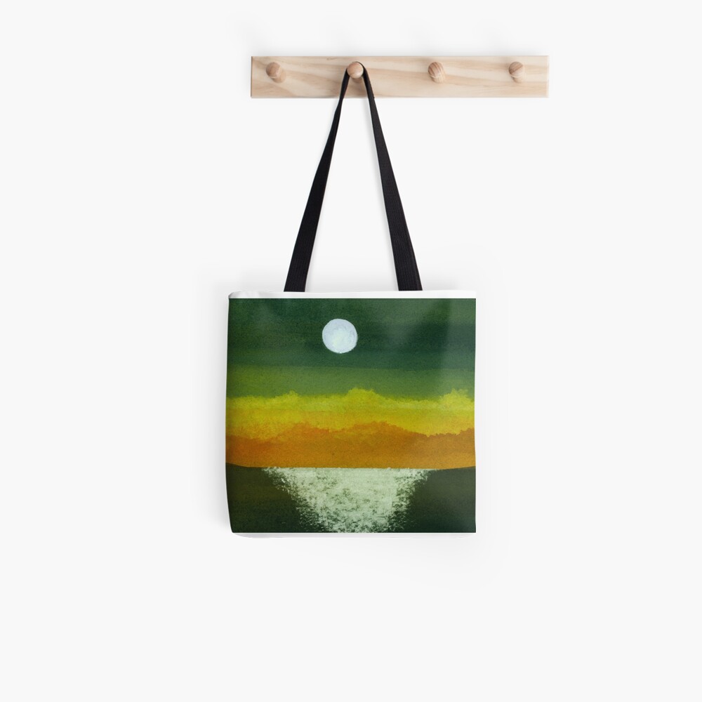 Moon and Ocean Tote Bag