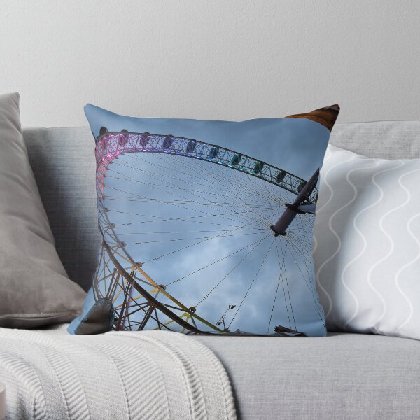Millennium Wheel Throw Pillow