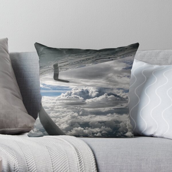 Cessna Skies Throw Pillow