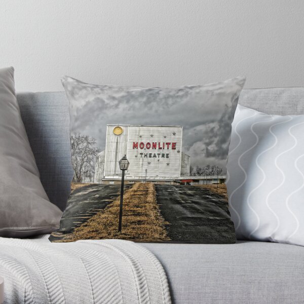 Moonlite Drive-In Throw Pillow