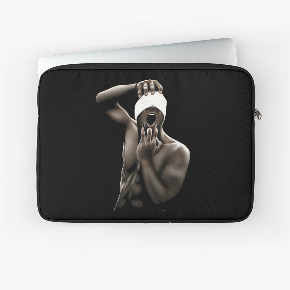Descended (Color pencil drawing) Laptop Sleeve