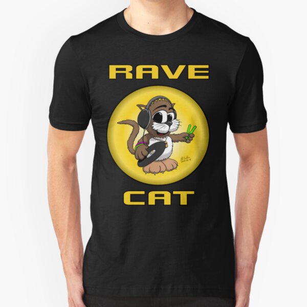 RAVE CAT - The TShirt Slim Fit T-Shirt