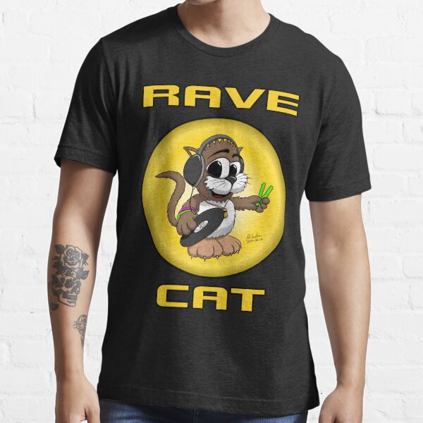 RAVE CAT - The TShirt Essential T-Shirt