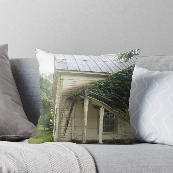 Item preview, old Sautee Valley farmhouse in summer designed and sold by Laurkat.