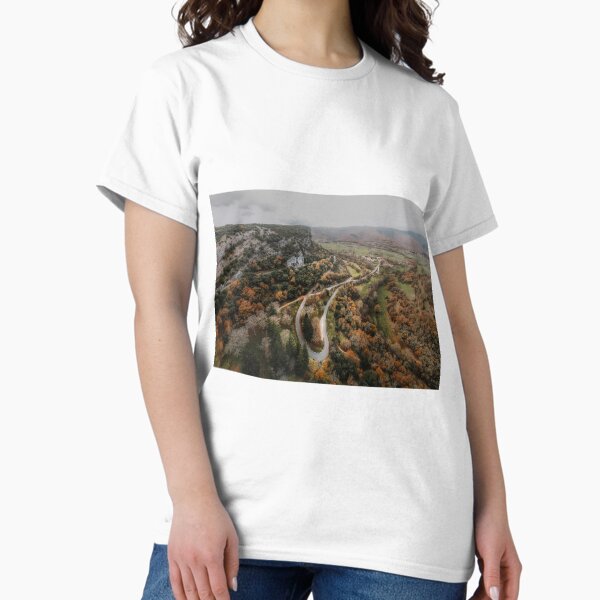 Item preview, Winding road in the mountains as seen from above designed and sold by MarioGuti.