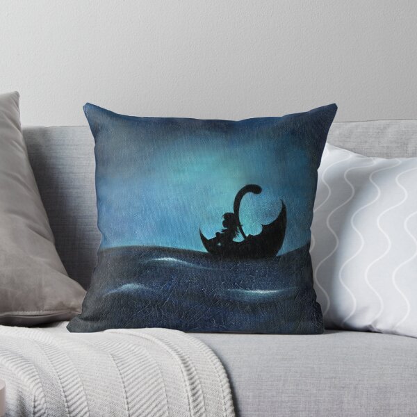 Still Afloat Throw Pillow