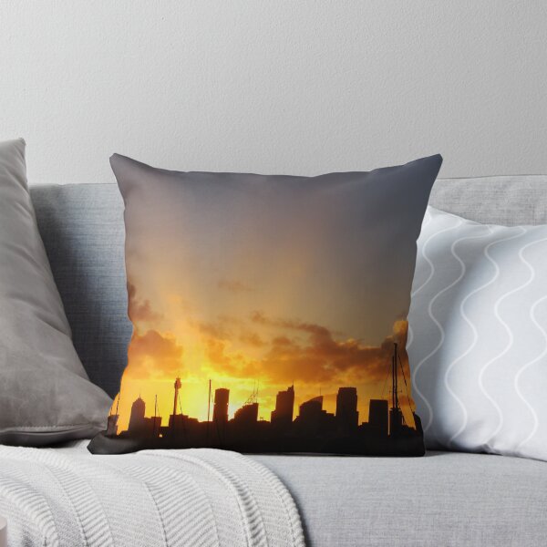 Item preview, Beams of Light over Sydney designed and sold by Of Land and Ocean - Samantha Goode.