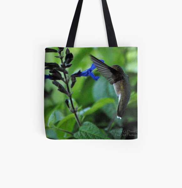 Hummingbird 7 All Over Print Tote Bag