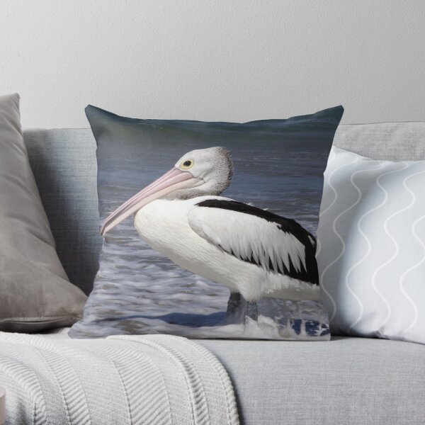 Awaiting Lunch Throw Pillow