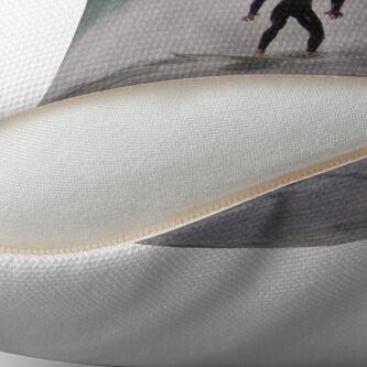 Alternate view of Wall of Water Throw Pillow