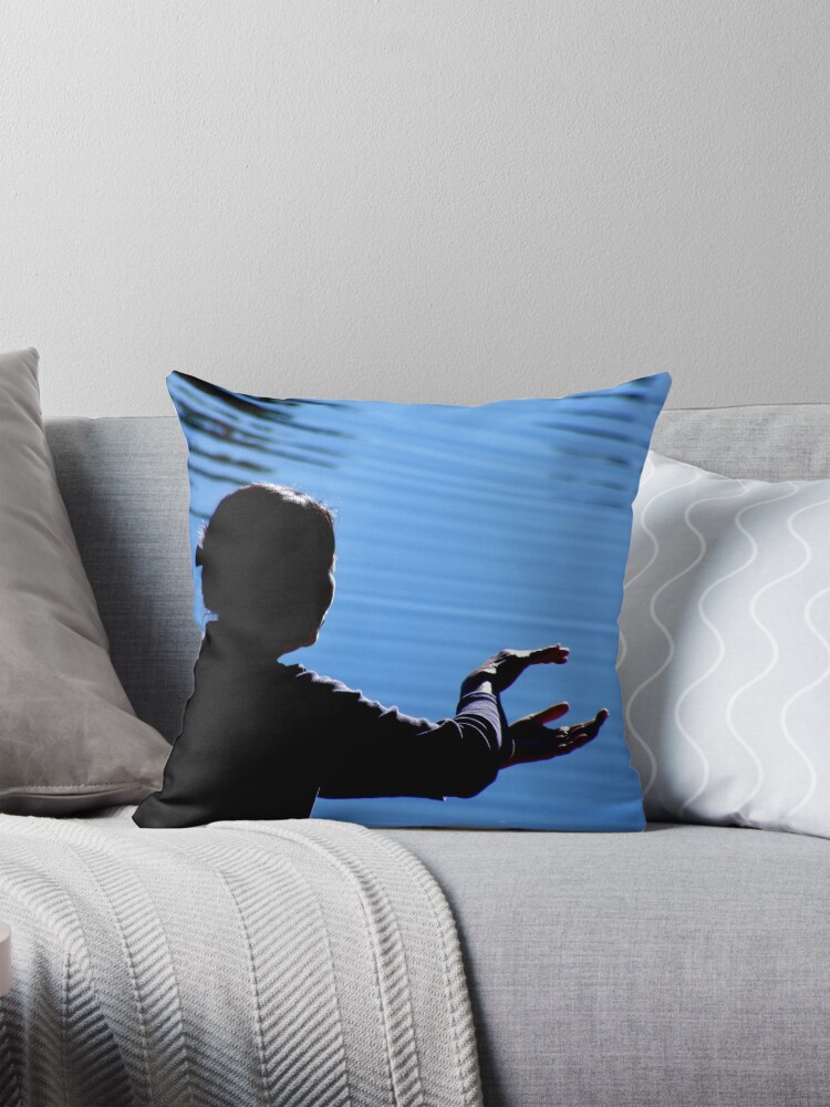 Thumbnail 1 of 4, Pillow, Morning Meditation designed and sold by theoddshot.