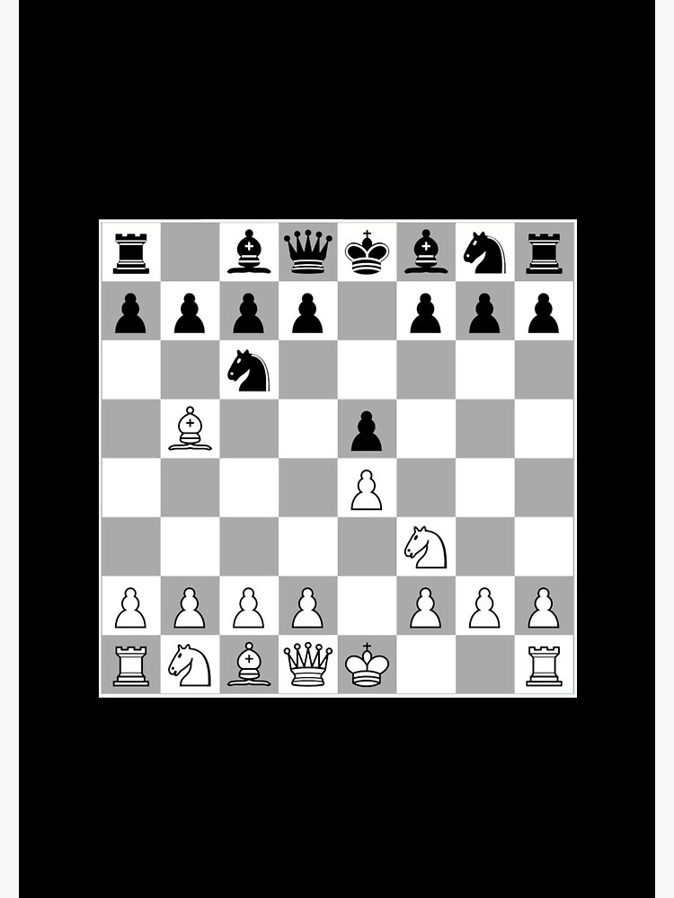 Four Famous Chess Openings: Spanish/Ruy Lopez Game
