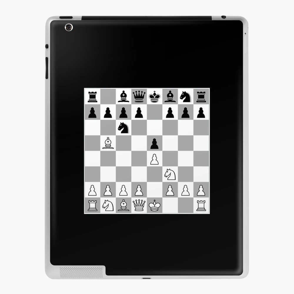 Chess Ruy Lopez Most Common Variation  iPad Case & Skin for Sale by  reenea84
