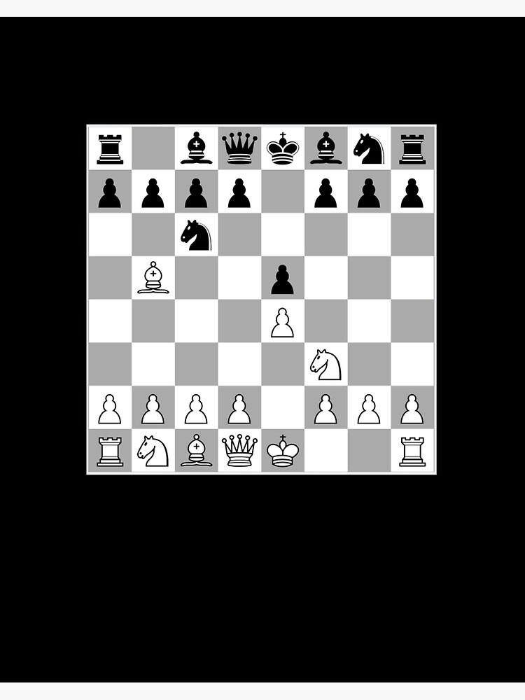 Chess Opening Ruy Lopez Spanish Game Player 1.E4 Poster for Sale by  TheCreekMan