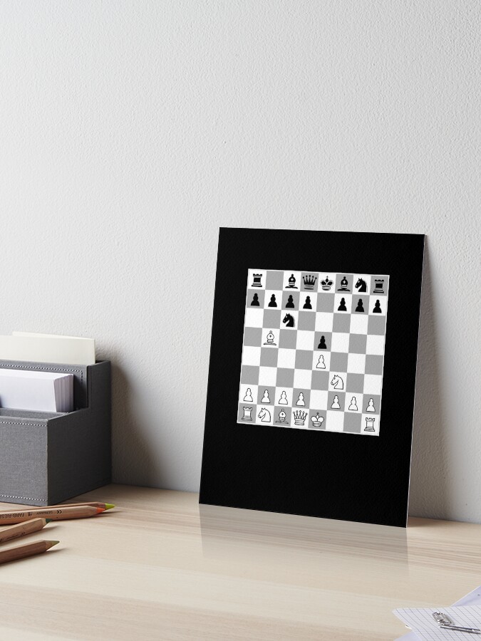 Chess Opening. Ruy Lopez Spanish. Stock Photo - Image of back