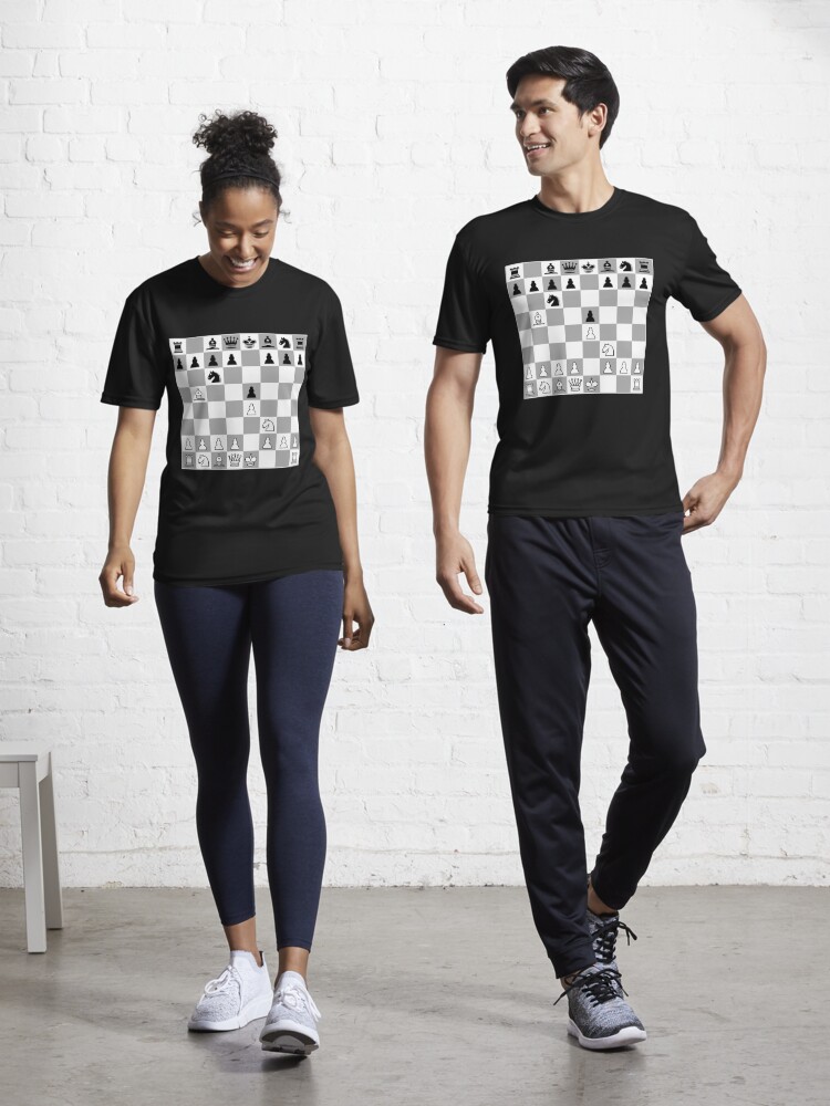  Chess Opening T-Shirt Ruy Lopez Spanish Game Player Tee 1.E4 :  Clothing, Shoes & Jewelry