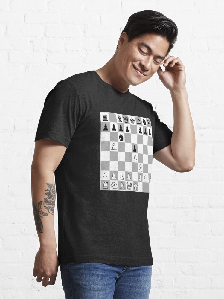  Chess Opening T-Shirt Ruy Lopez Spanish Game Player Tee 1.E4 :  Clothing, Shoes & Jewelry