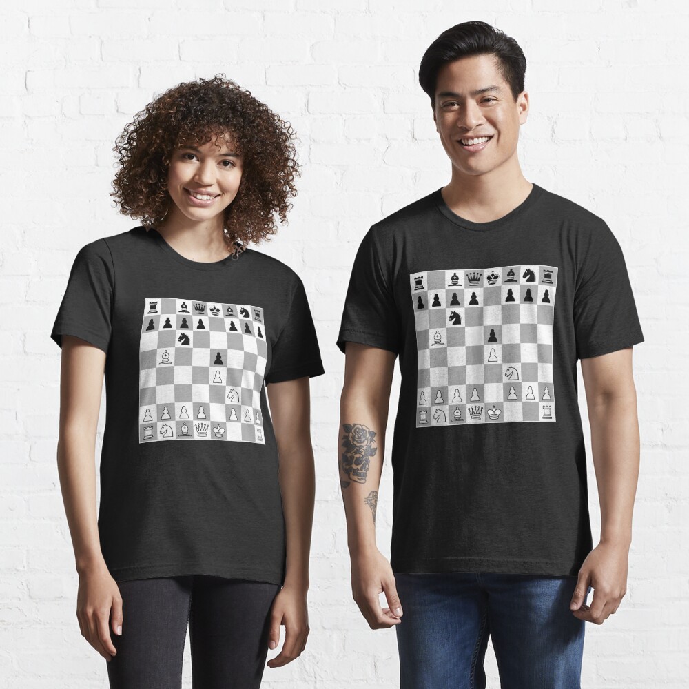  Chess Opening T-Shirt Ruy Lopez Spanish Game Player Tee 1.E4 :  Clothing, Shoes & Jewelry