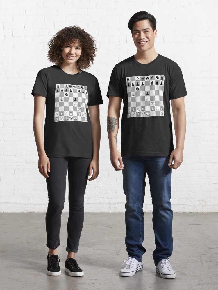  Chess Opening T-Shirt Ruy Lopez Spanish Game Player Tee 1.E4 :  Clothing, Shoes & Jewelry