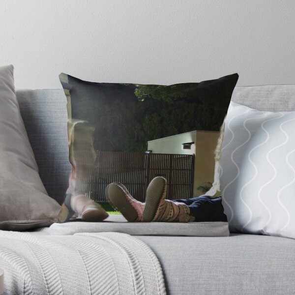 Girl Talk Throw Pillow