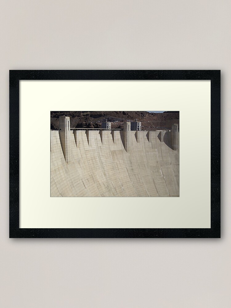 Alternate view of Hoover Dam Framed Art Print
