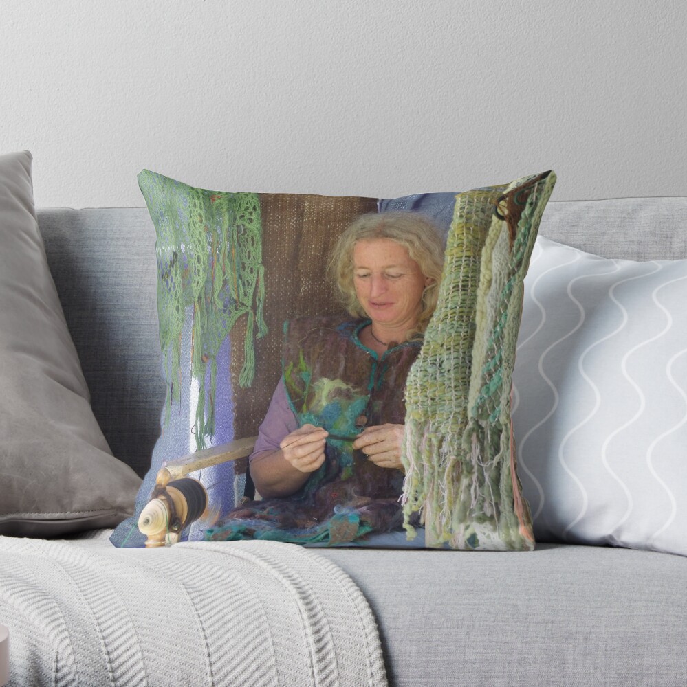 Spinner Throw Pillow