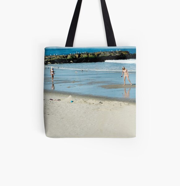 Beach Days All Over Print Tote Bag