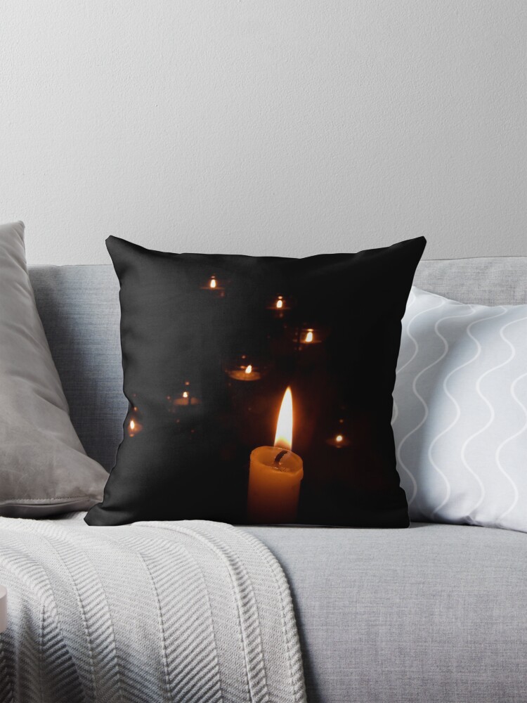 Thumbnail 1 of 4, Pillow, Candlelight designed and sold by theoddshot.
