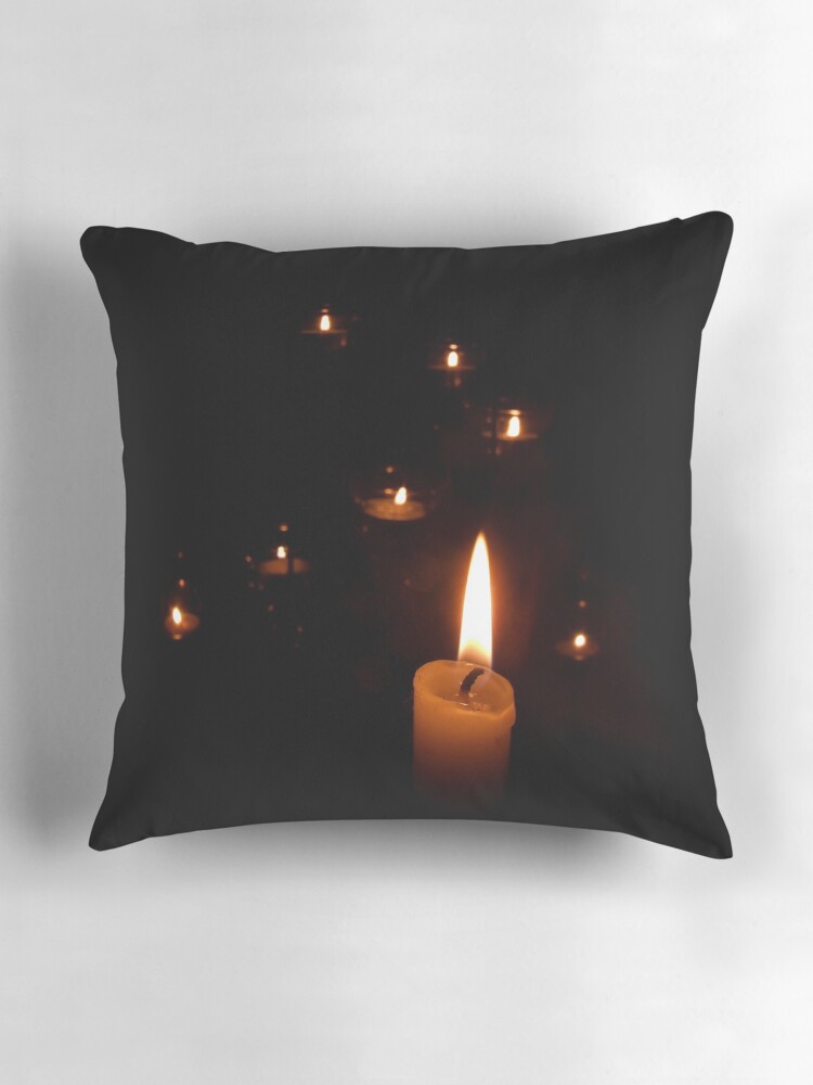 Thumbnail 3 of 4, Pillow, Candlelight designed and sold by theoddshot.