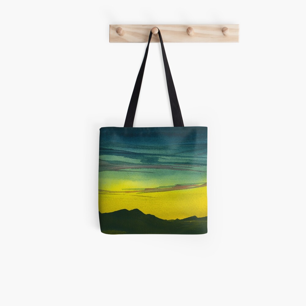 Yellow Valley Sky Tote Bag