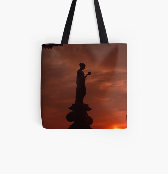 Greeting the Dawn All Over Print Tote Bag