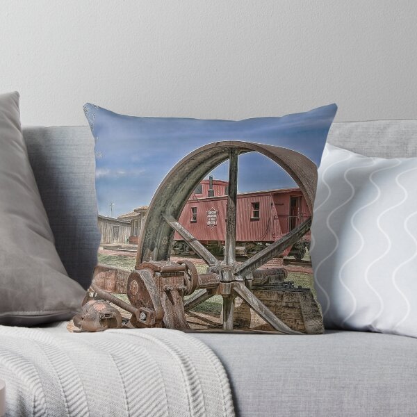 Choctaw Oklahoma & Gulf Railroad Co. Throw Pillow