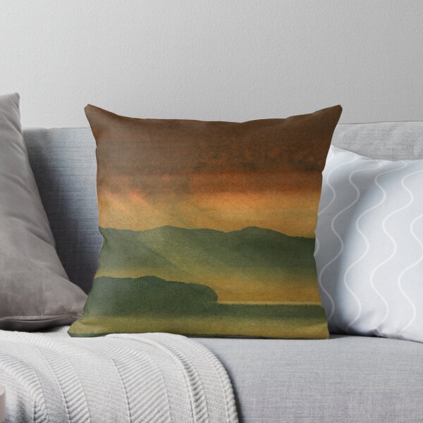 Autumn Valley Throw Pillow
