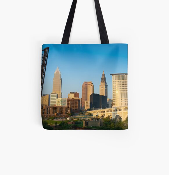 Cleveland Ohio (Alan Copson ©) All Over Print Tote Bag