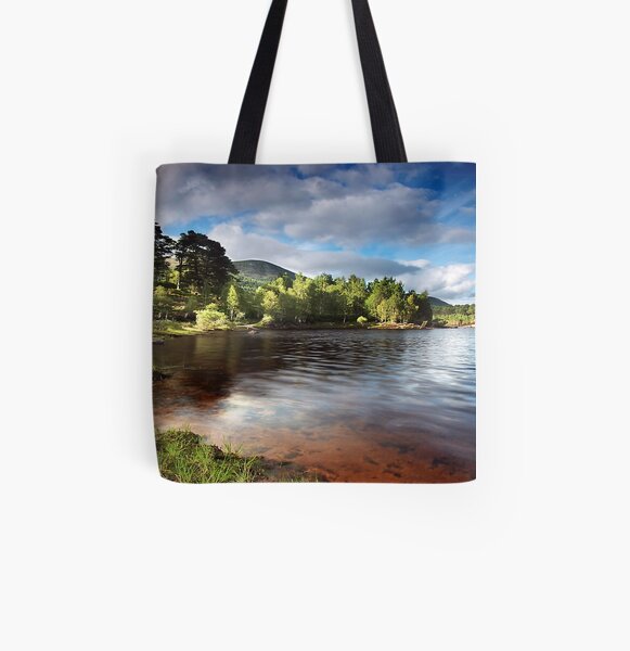 Loch Beinn A' Mheadhoin V All Over Print Tote Bag