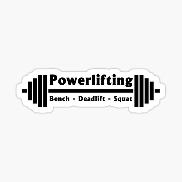 Powerlifting Sticker
