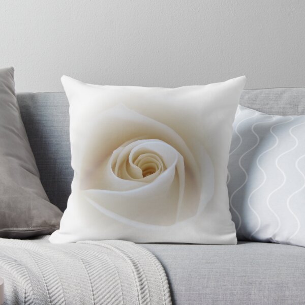 White gem Throw Pillow