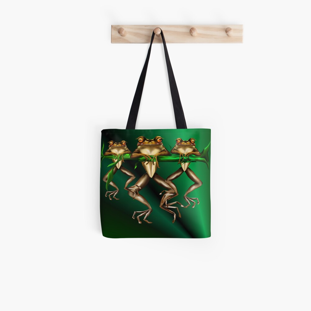 The Three Frogs Tote Bag
