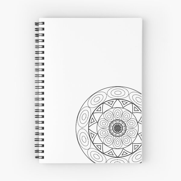 Item preview, Decorative black and white round mandala designed and sold by Tae Mi.
