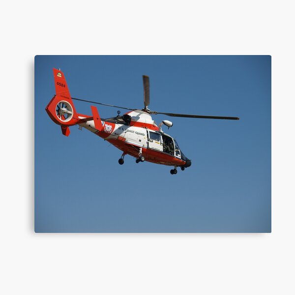 USCG 6584 at American Heroes Air Show 2010 Canvas Print
