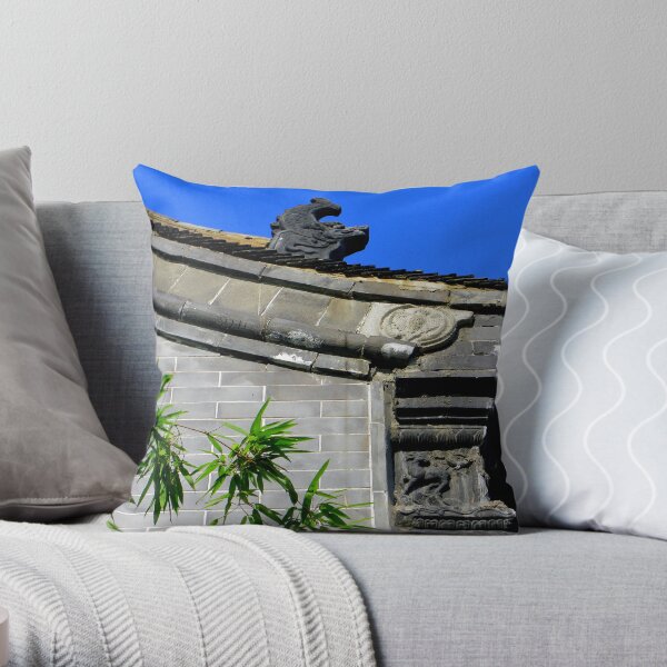 Oriental Visions Throw Pillow