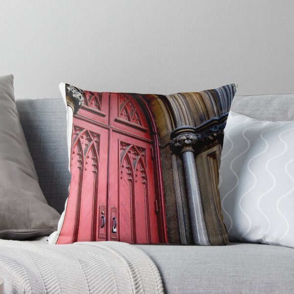 Item preview, Red Church Door (Mt. Vernon) designed and sold by sadeyedartist.