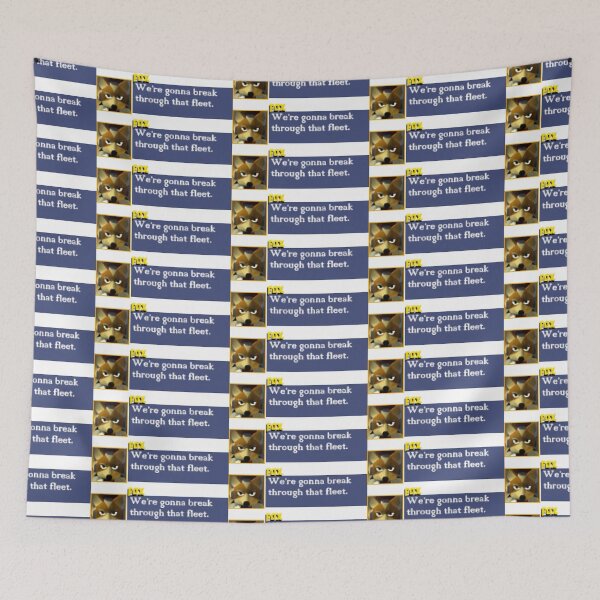 Item preview, We're gonna break through that fleet. (Bumper Sticker) designed and sold by Cyberphile.