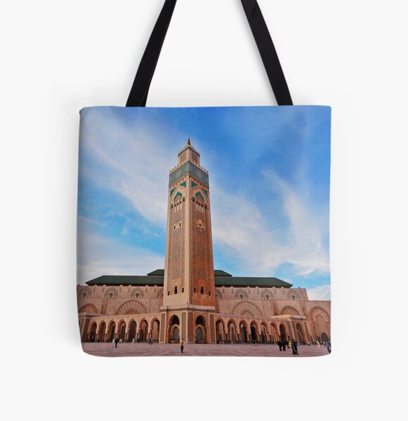 Hassan II Mosque All Over Print Tote Bag