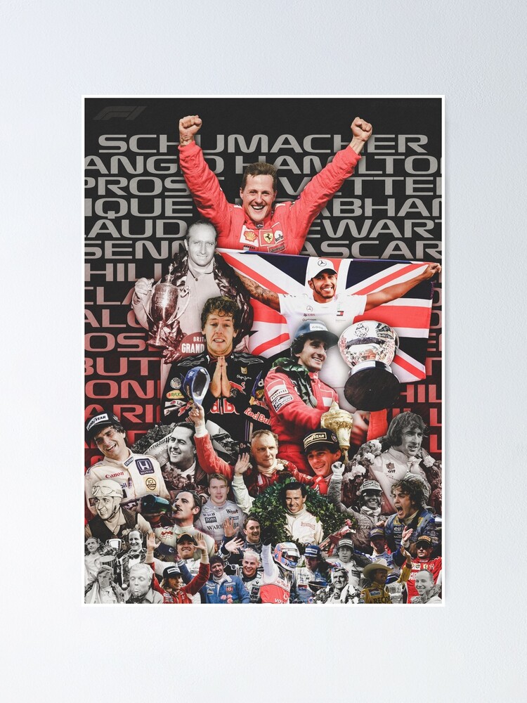 F1 World Champions Poster