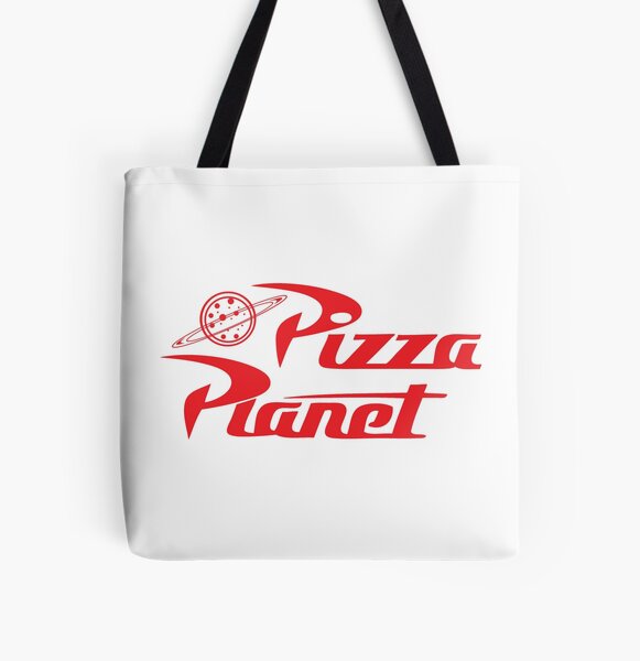 Pizza Planet Tote Bags Redbubble - roblox pizza planet promotion