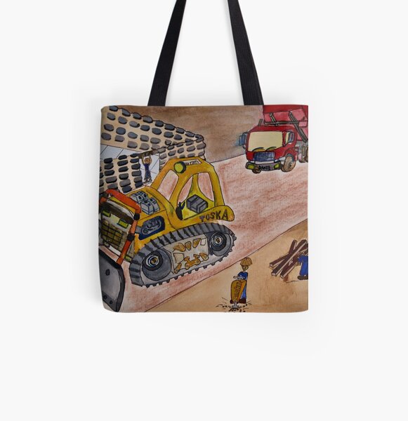 Construction Workers Bags Redbubble